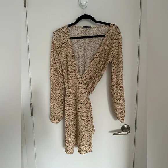 Brandy Melville Dresses Brandy Melville Beige Flowered Long